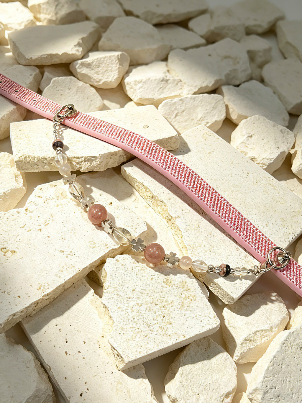 Rosae Crystal Necklace Dog Collar