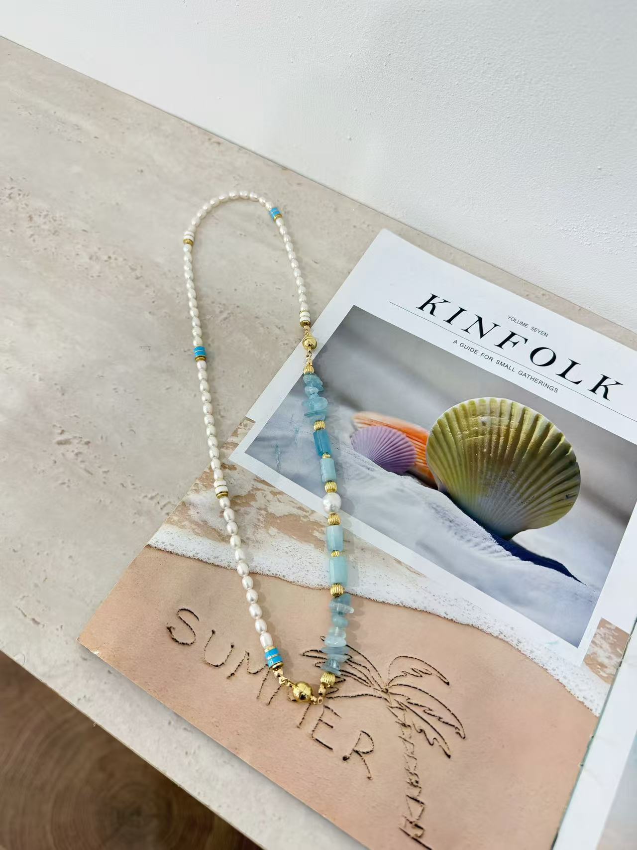 Tidal Isle| 2 in 1 Magnetic Crystal Necklace