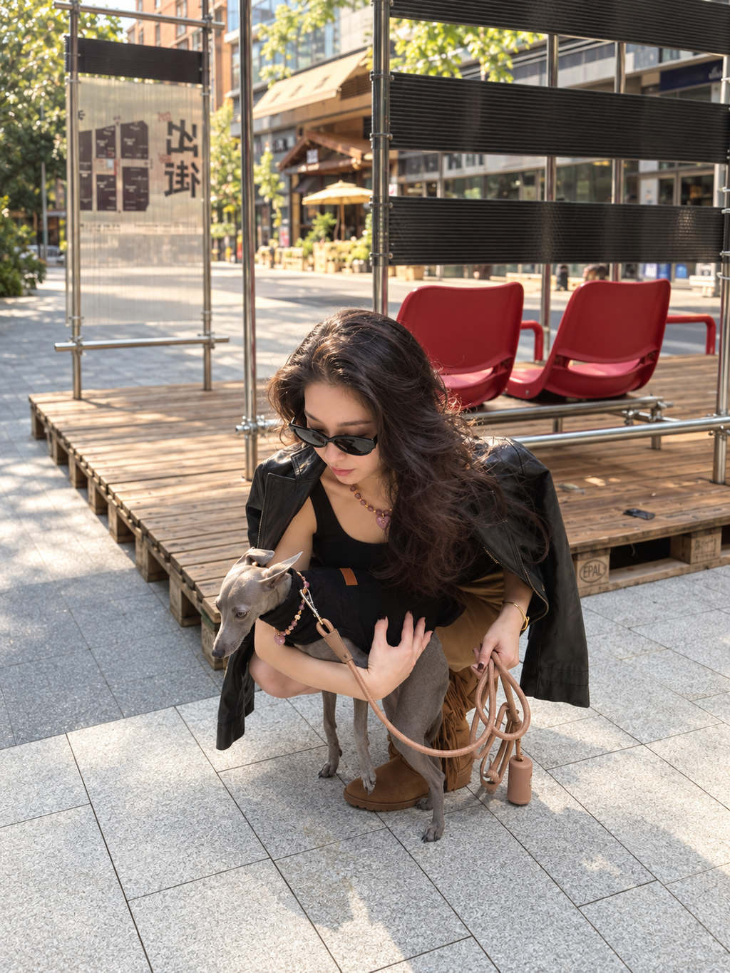 Amora Pet Crystal Necklace