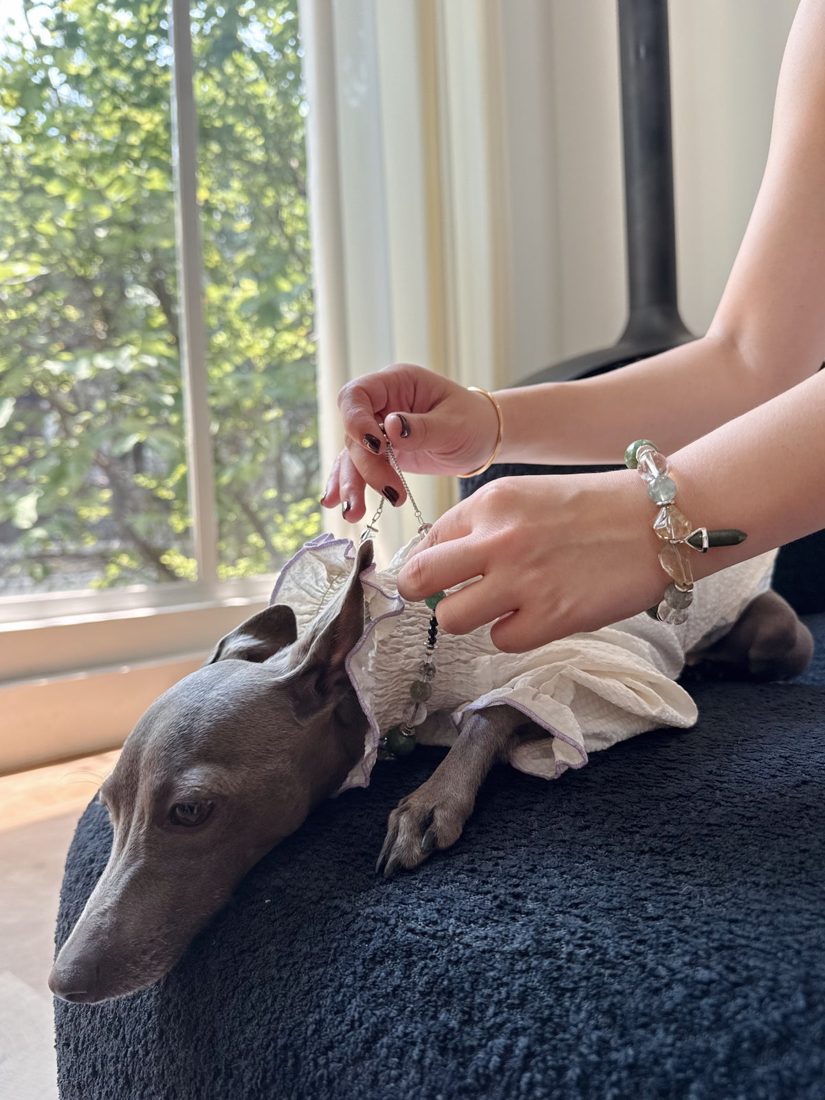 Musk Pet Crystal Necklace