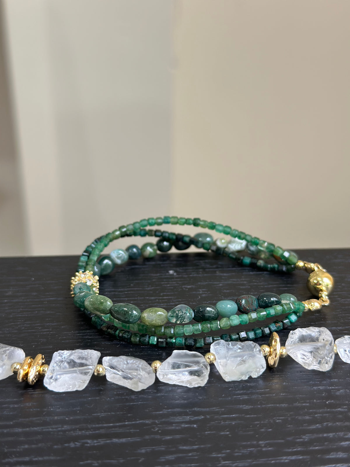 Forest Veil | Matching Owner and Pet Jewelry | 2 in 1 Magnetic Crystal Necklace
