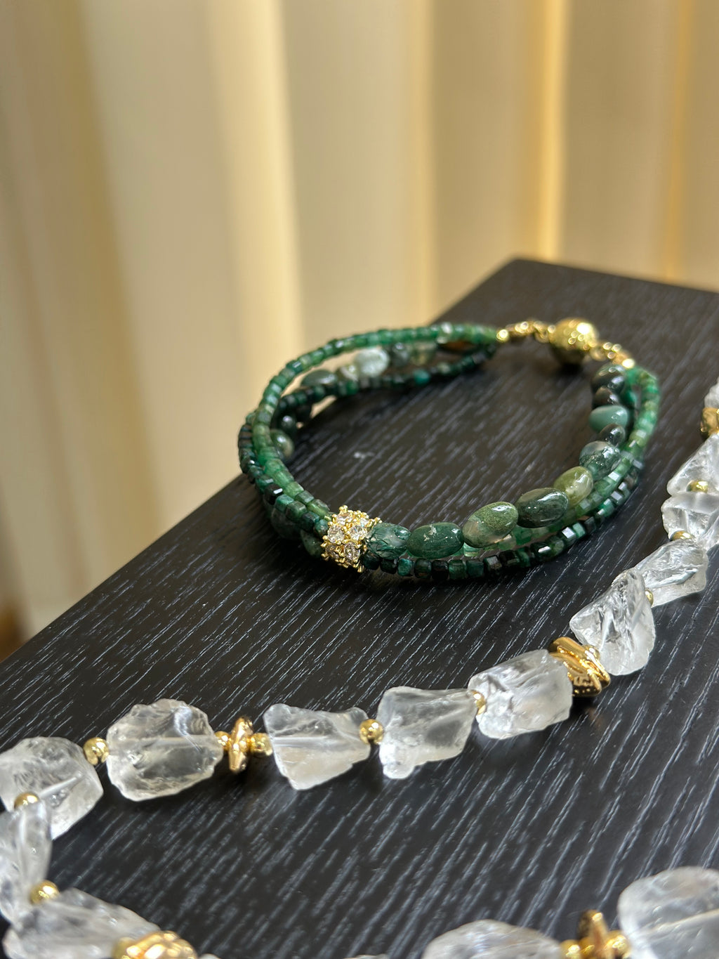 Forest Veil | Matching Owner and Pet Jewelry | 2 in 1 Magnetic Crystal Necklace