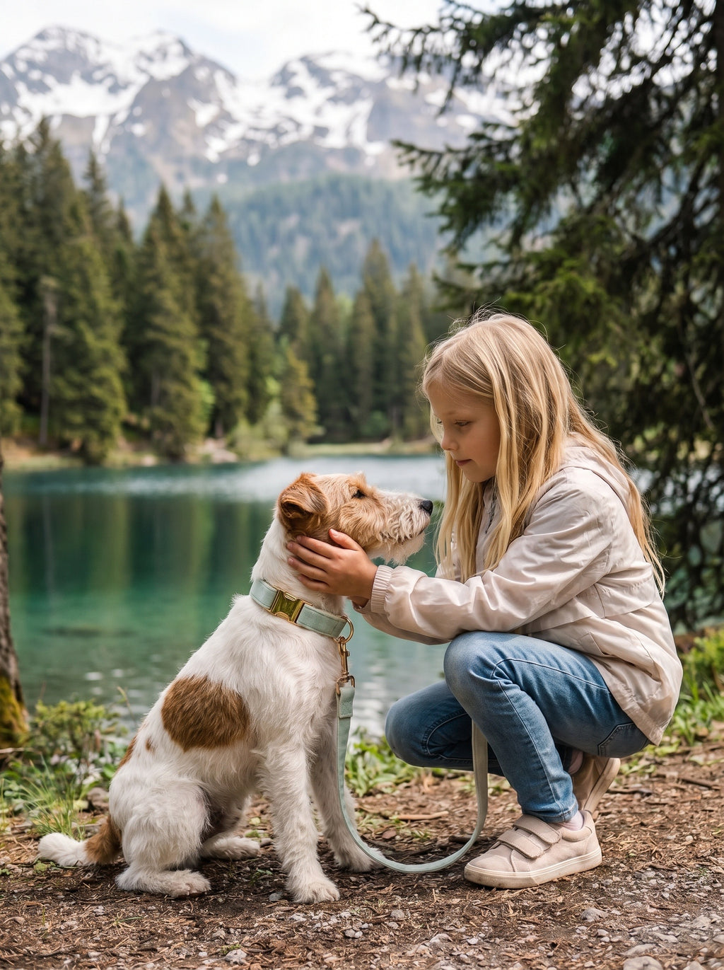Muttu Soft Velvet Pet Leash - Premium Velvet Dog Leash for Daily Walks