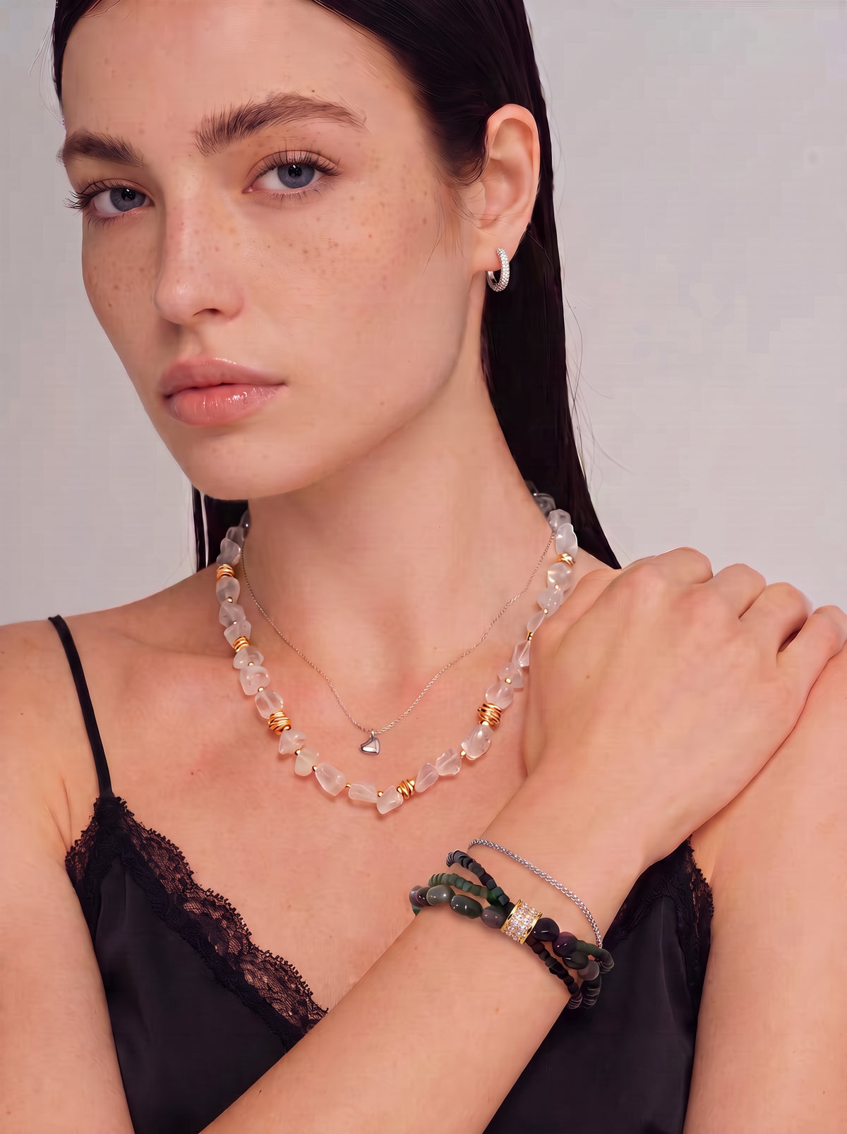 Forest Veil | Matching Owner and Pet Jewelry | 2 in 1 Magnetic Crystal Necklace