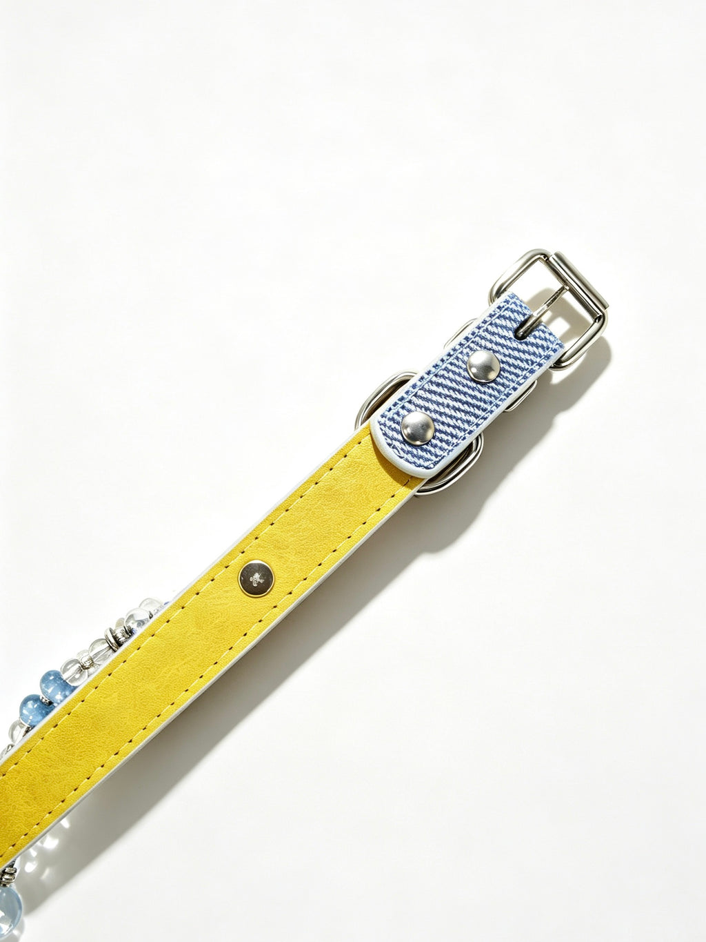 Celestial Aqua Crystal Dog Collar