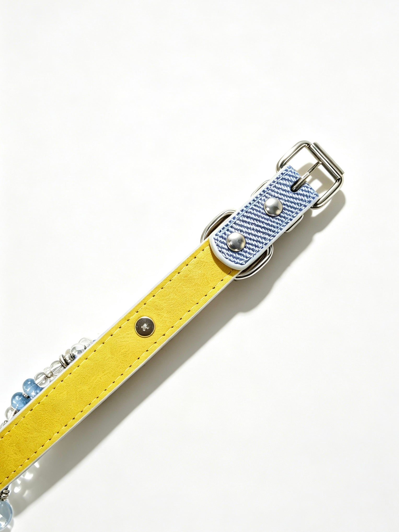 Celestial Aqua Crystal Dog Collar