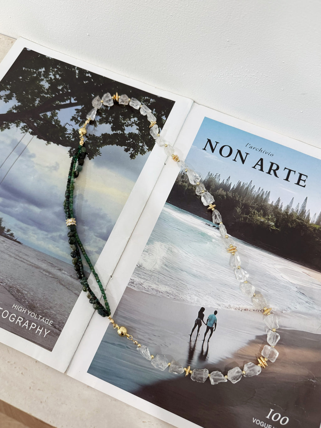 Forest Veil | 2 in 1 Magnetic Crystal Necklace