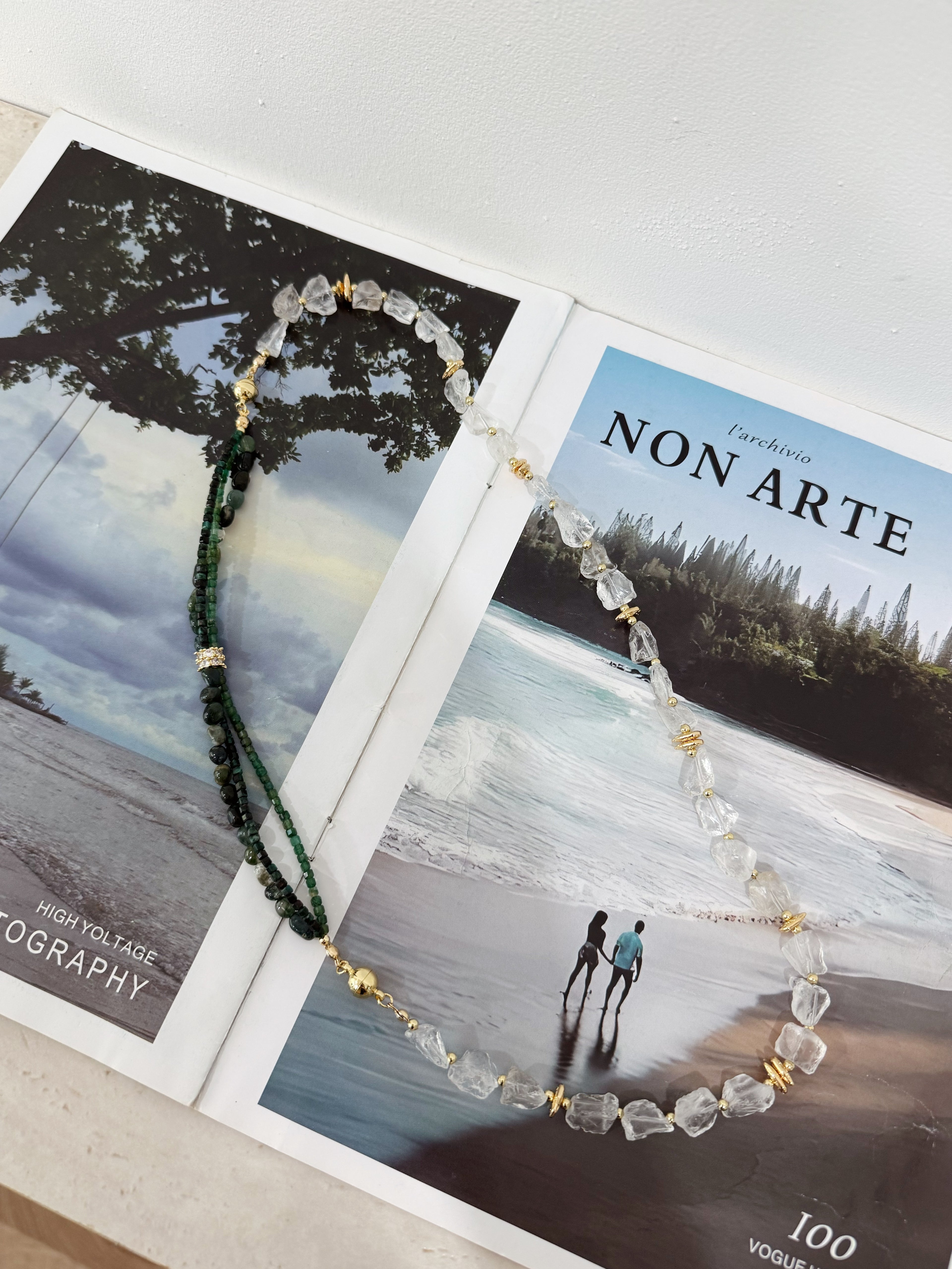 Forest Veil | 2 in 1 Magnetic Crystal Necklace