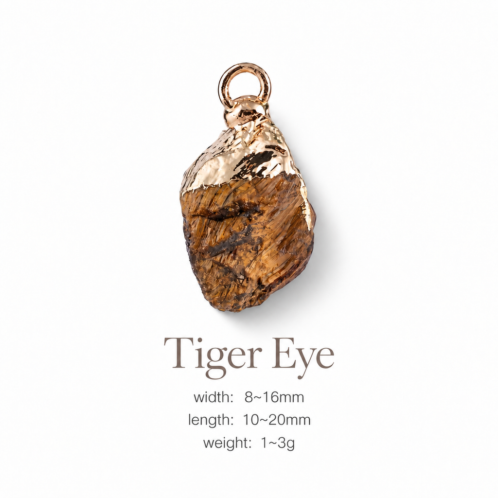 Handmade Raw Crystal Pet Charm Pendant