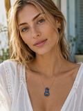 Lumina Crystal Perfume Bottle Necklace