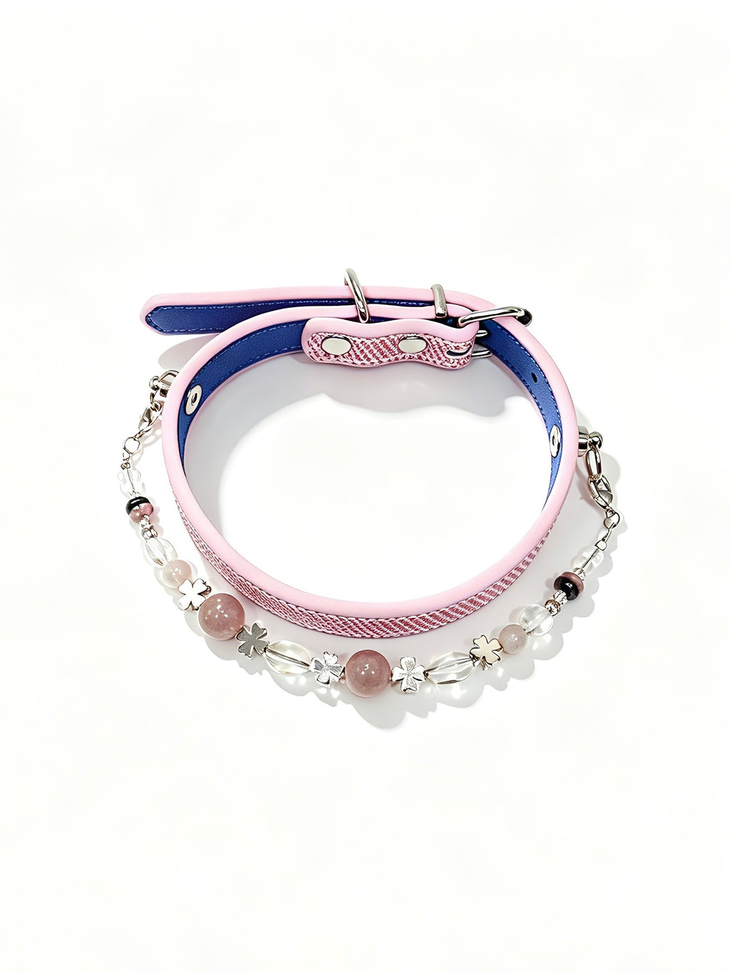 Rosae Crystal Necklace Dog Collar