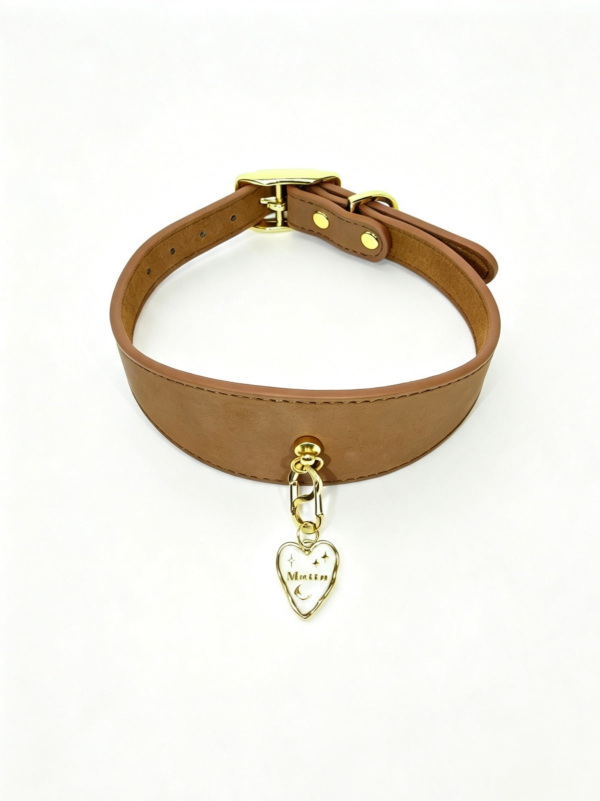 Faux Leather Pet Collar | Collar Only – Pendant Sold Separately | Muttu