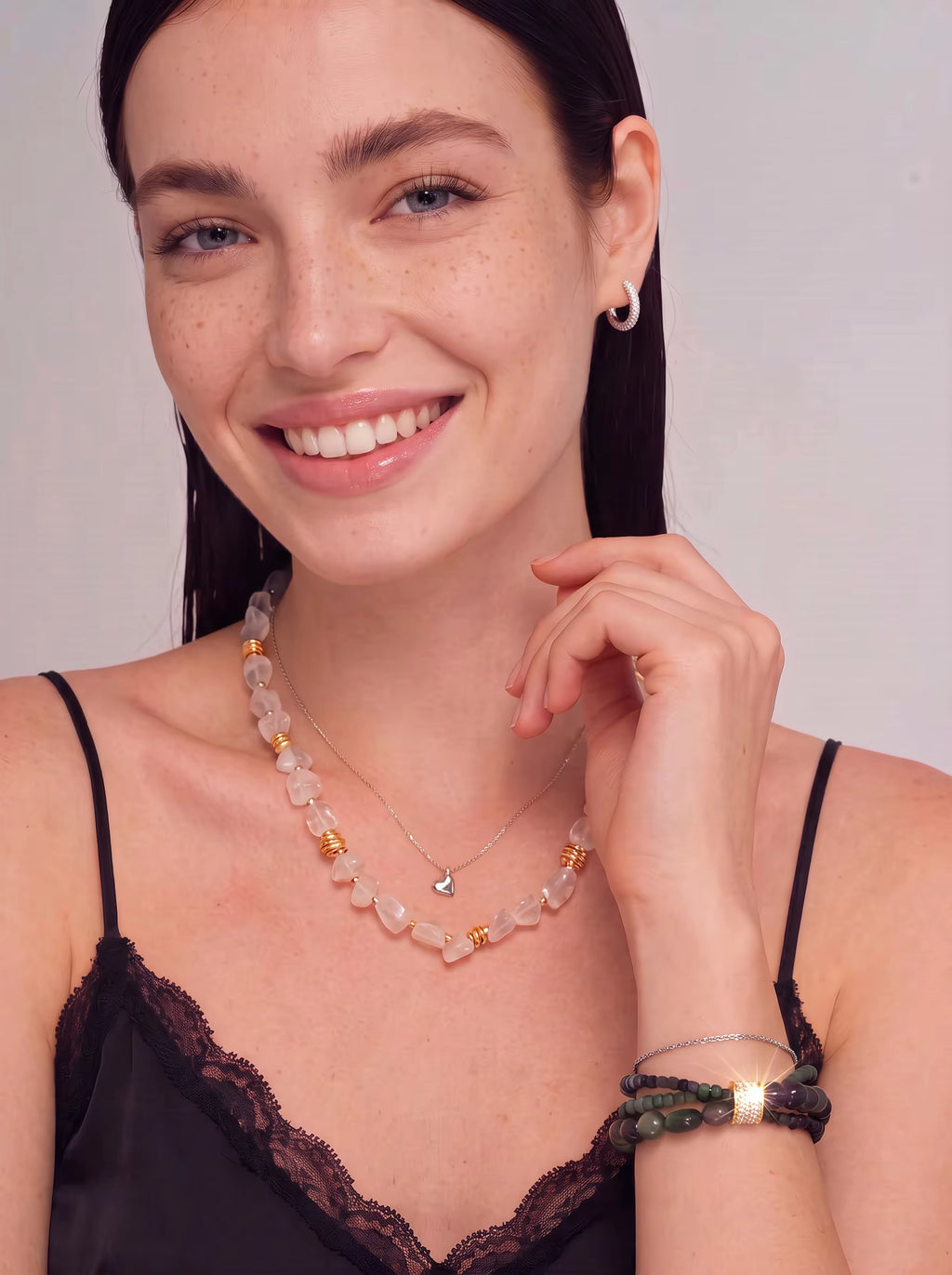 Forest Veil | Matching Owner and Pet Jewelry | 2 in 1 Magnetic Crystal Necklace