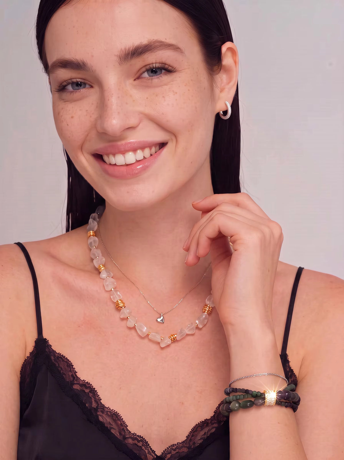 Forest Veil | Matching Owner and Pet Jewelry | 2 in 1 Magnetic Crystal Necklace