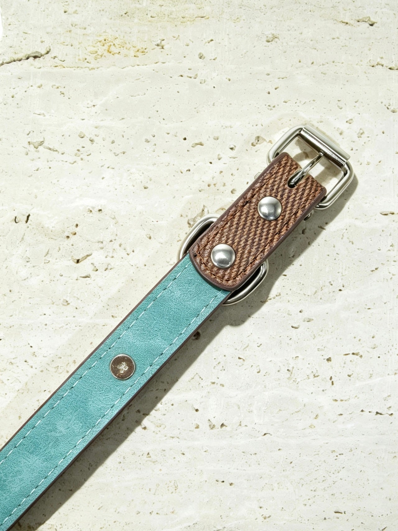 Muttu Onyx Crystal Dog Collar - Onyx Crystal Collar Lifestyle Photo