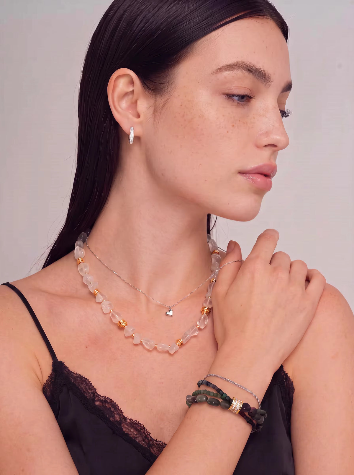 Forest Veil | Matching Owner and Pet Jewelry | 2 in 1 Magnetic Crystal Necklace