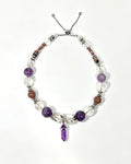 Muttu Selene Pet Crystal Necklace - Lunar Crystal Pet Accessories Flat Lay