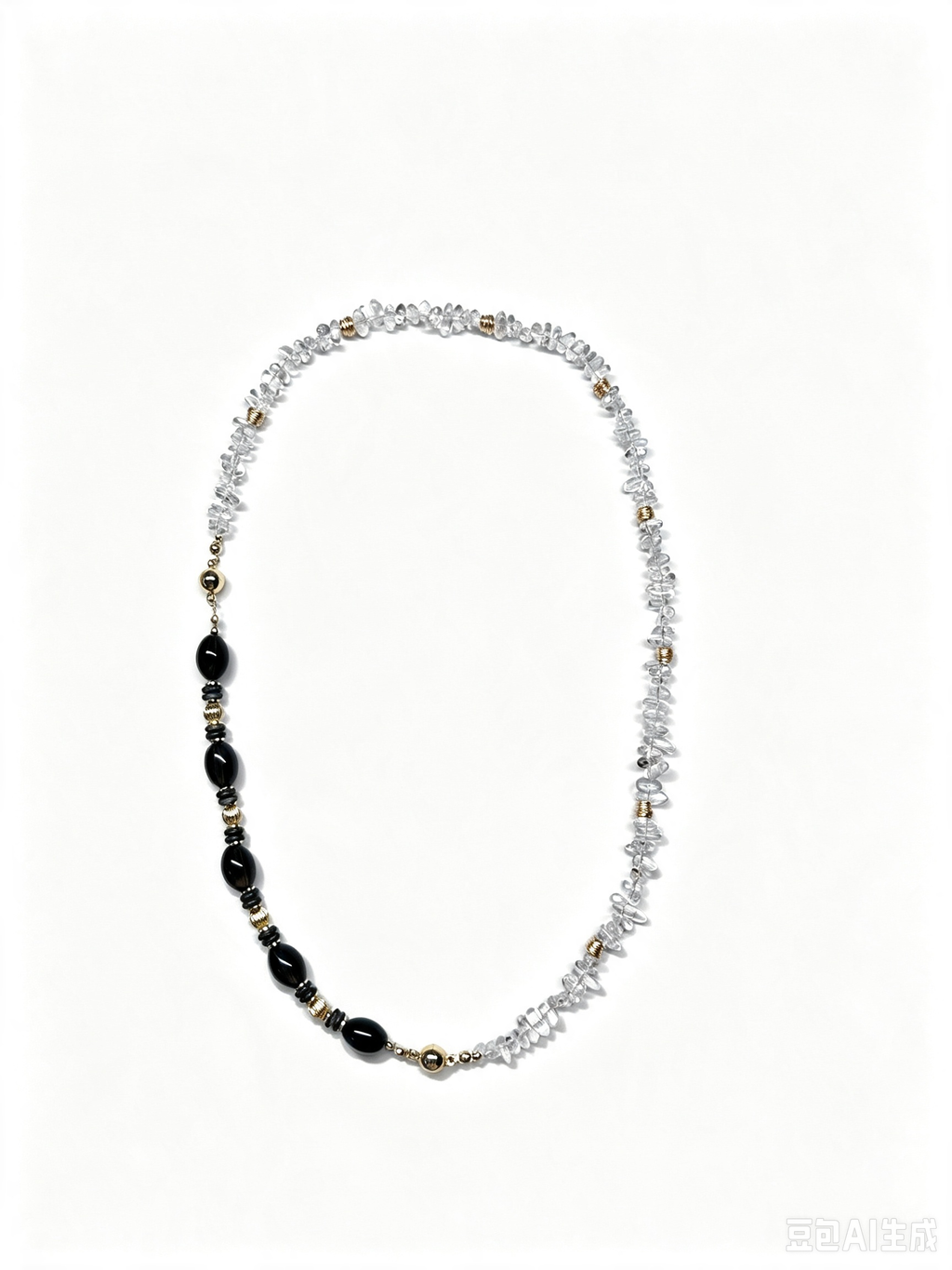 Clear Dusk | 2 in 1 Magnetic Crystal Necklace in Clear & Smoky Quartz