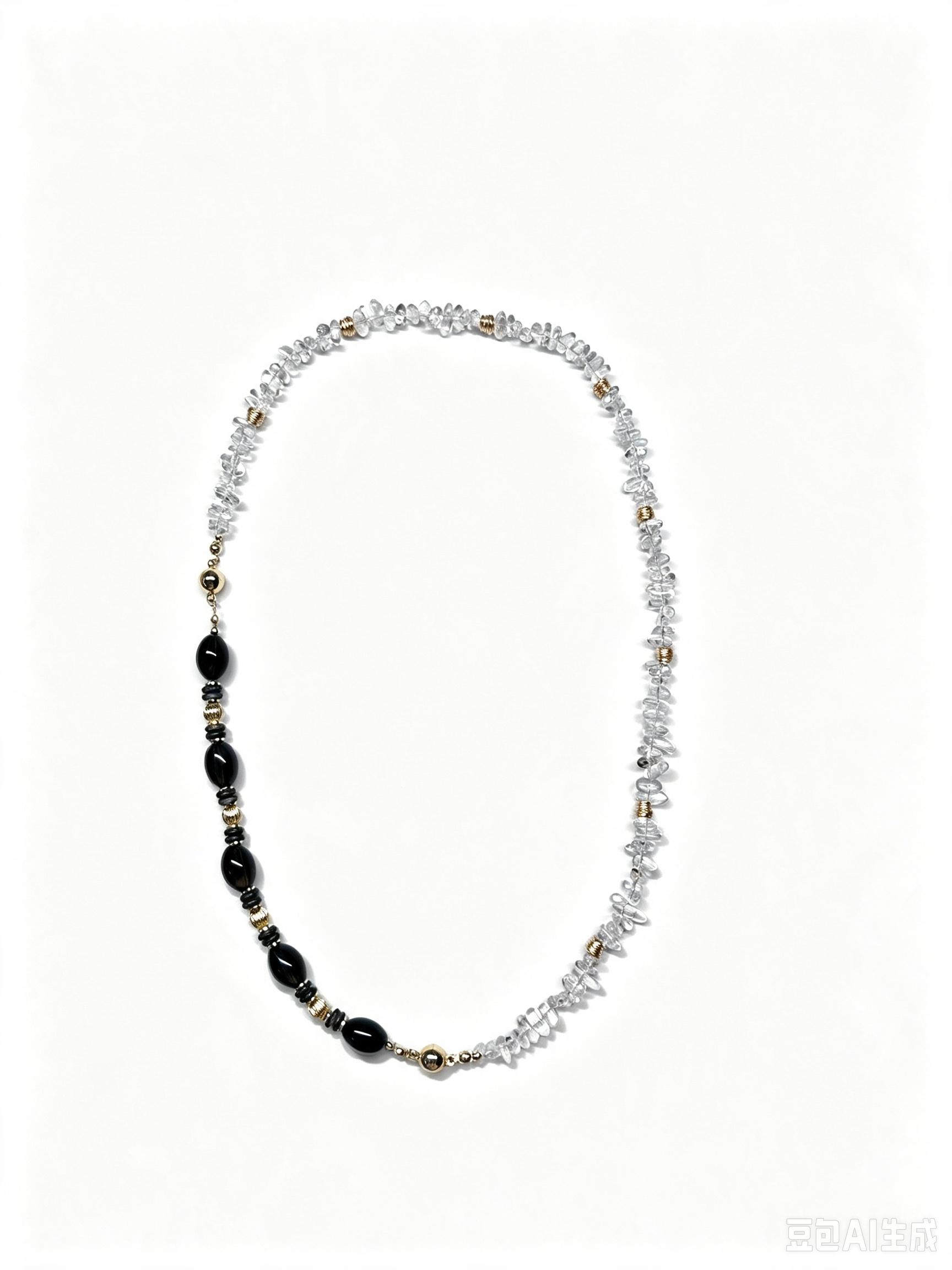 Clear Dusk | 2 in 1 Magnetic Crystal Necklace in Clear & Smoky Quartz