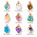 Handmade Raw Crystal Pet Charm Pendant