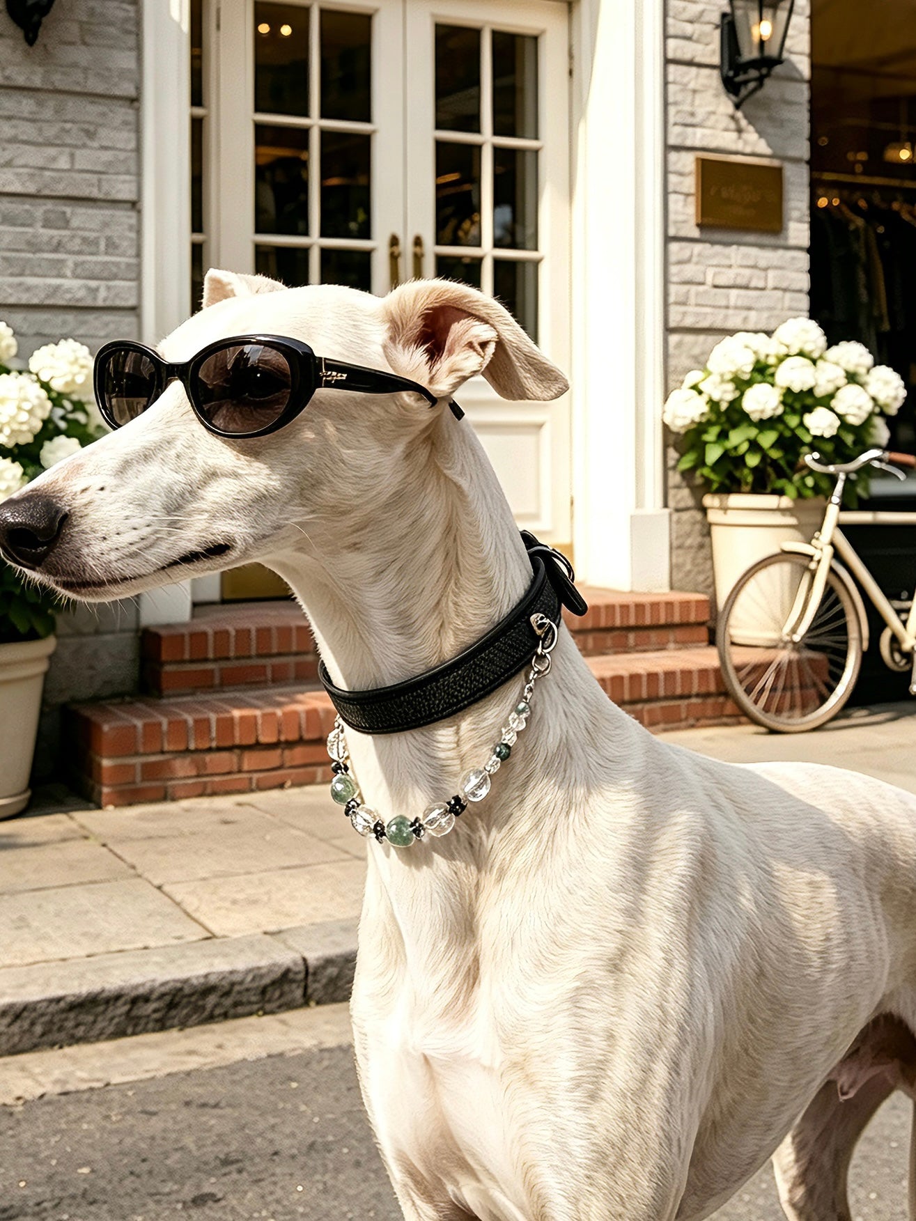Vale Crystal Dog Collar