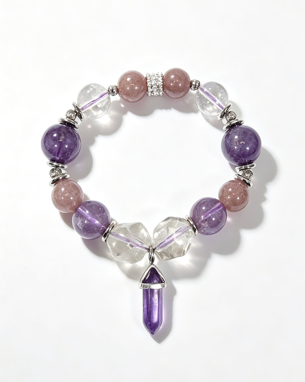 Muttu Selene Pet Crystal Necklace - Designer Moon Crystal Dog Jewelry