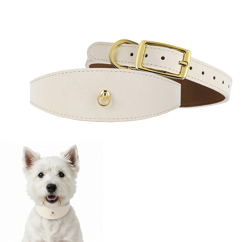 Genuine Leather Pet Collar | Handcrafted Luxury Dog Accessories | Muttu