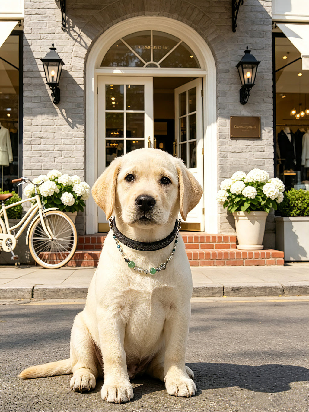 Vale Crystal Dog Collar