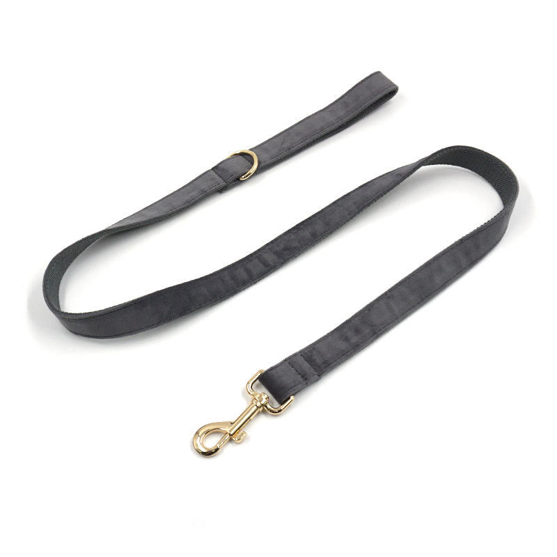 Muttu Soft Velvet Pet Leash - Premium Velvet Pet Accessories