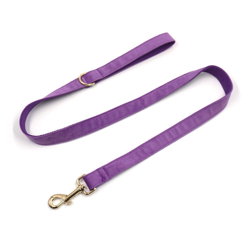 Muttu Soft Velvet Pet Leash - Velvet Leash for Medium Dogs