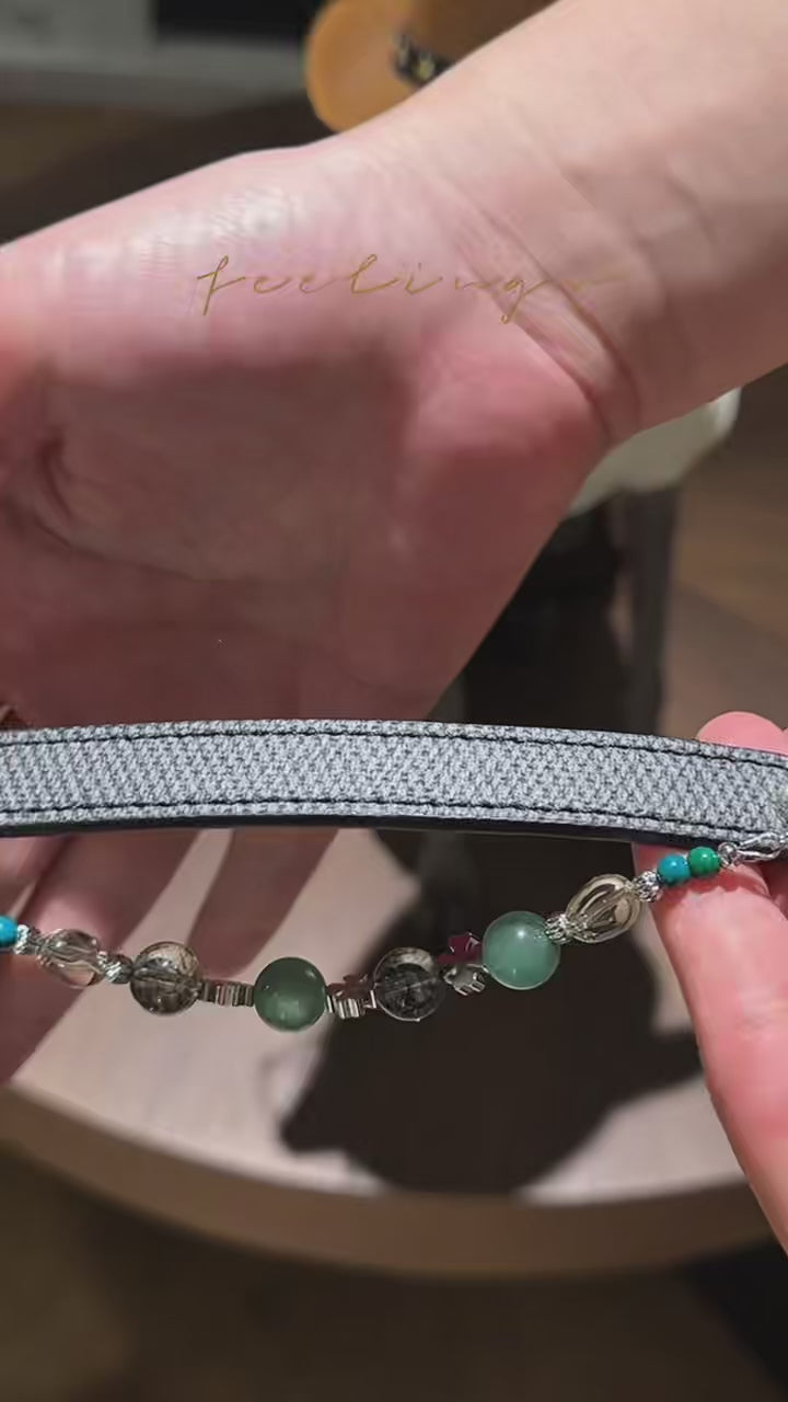 Vale Crystal Dog Collar
